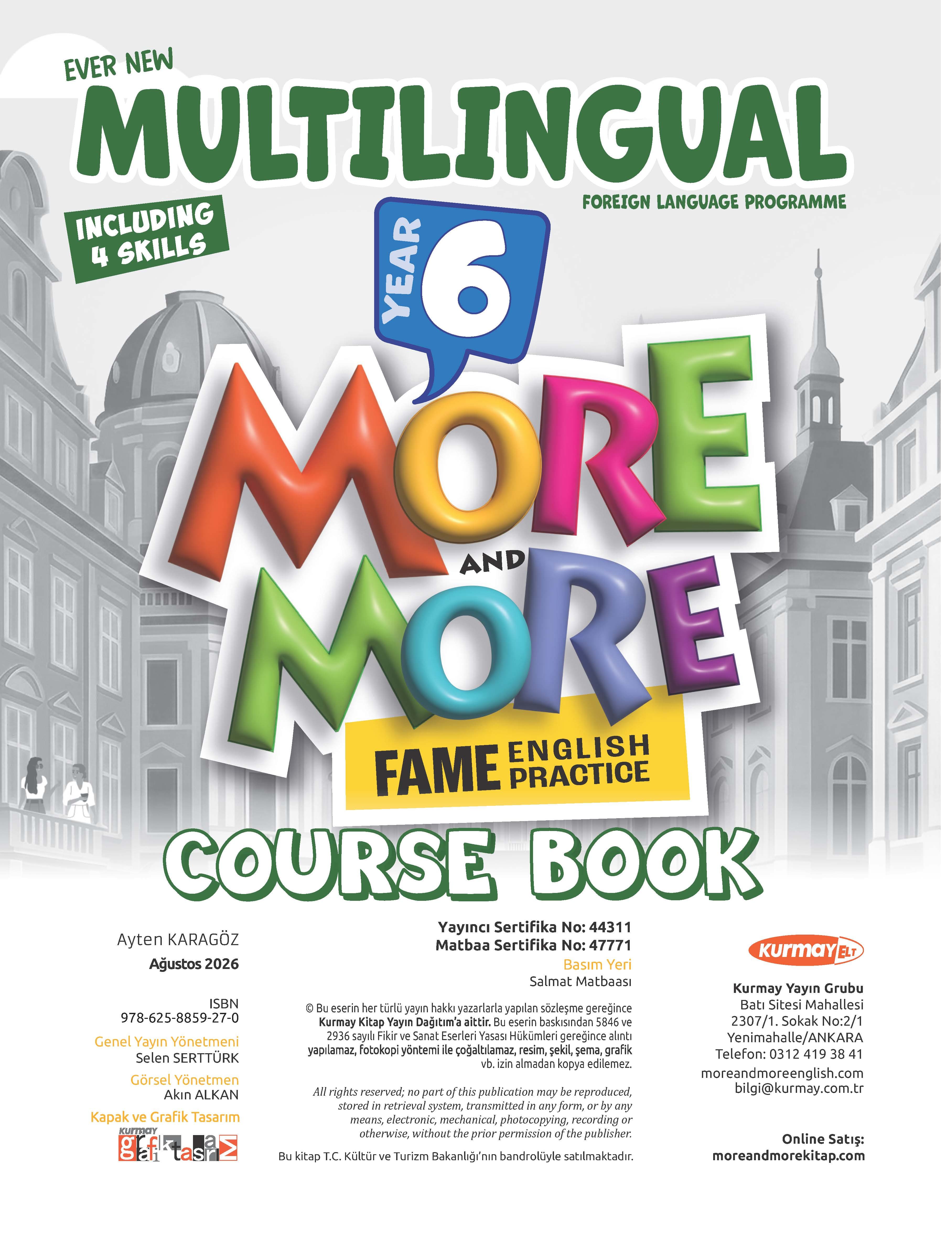 More & More 6 Multilingual - Course Book