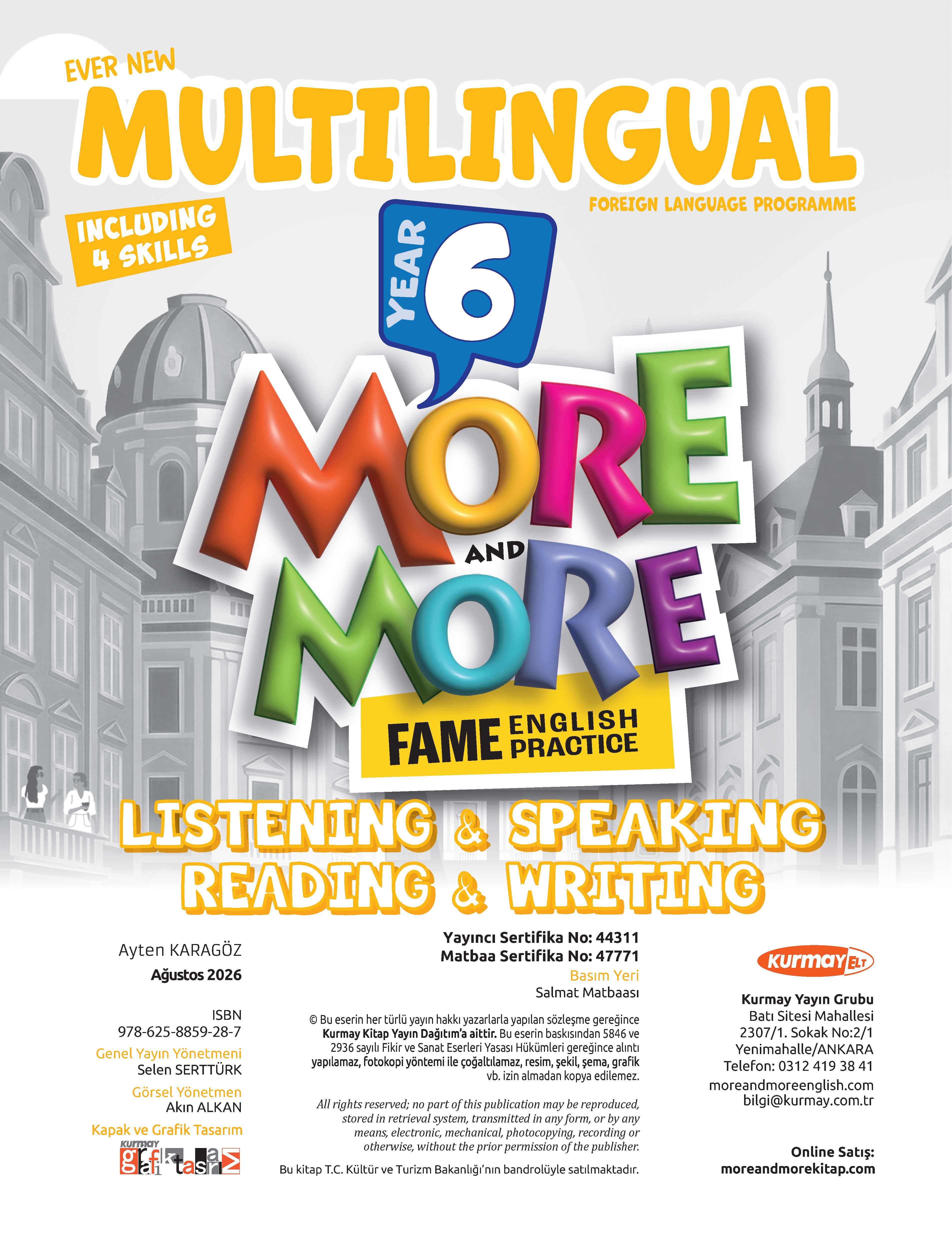 More & More 6 Multilingual Listening &  Speaking & Reading & Writing