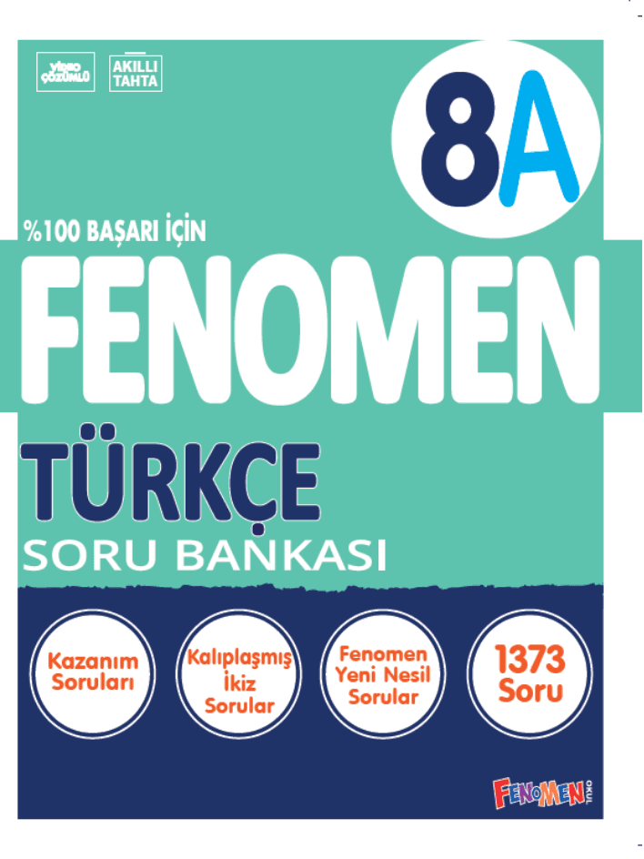 Fenomen 8 Türkçe A Soru Bankası