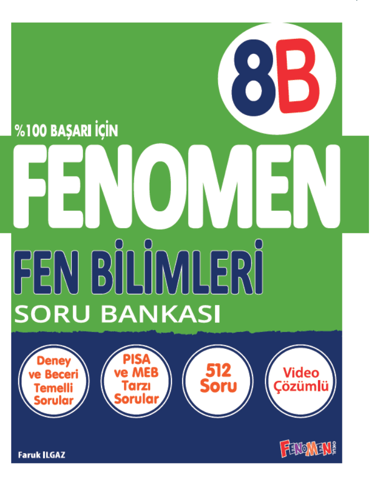 Fenomen 8 Fen Bilimleri B Soru Bankası