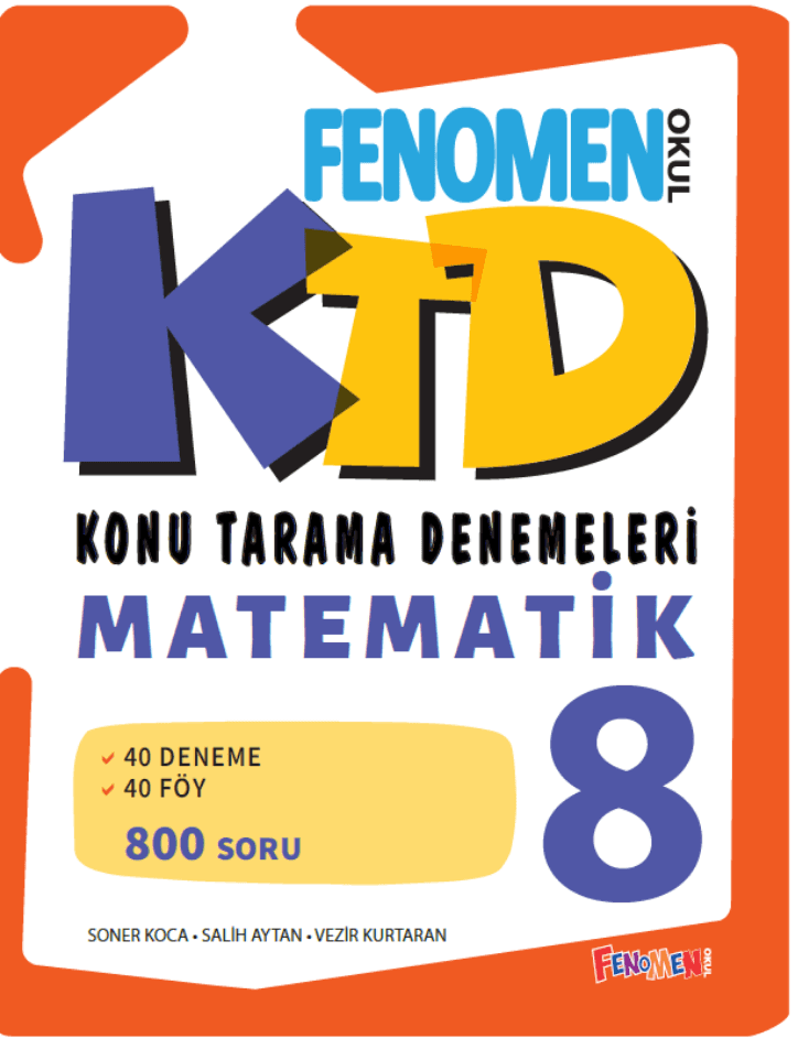 Fenomen 8 Matematik Konu Tarama Denemeleri