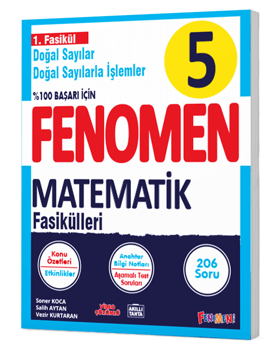 FENOMEN 5 Matematik 1. Fasikül (Doğal Sayılar, Doğal Sayılarla İşlemler)