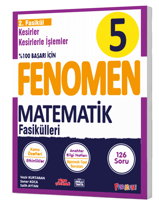 FENOMEN 5 Matematik 2. Fasikül (Kesirler, Kesirlerle İşlemler)
