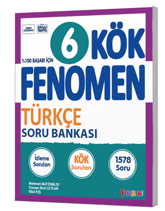 Fenomen 6 KÖK Türkçe Soru Bankası