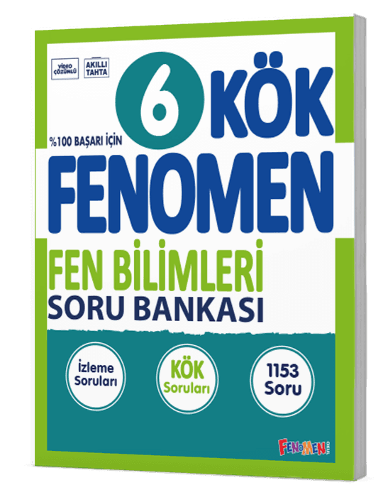 Fenomen 6 KÖK Fen Bilimleri Soru Bankası