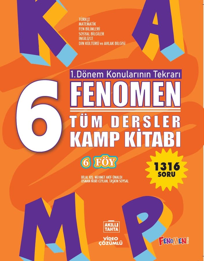 FENOMEN 6 Tüm Dersler Kamp Kitabı