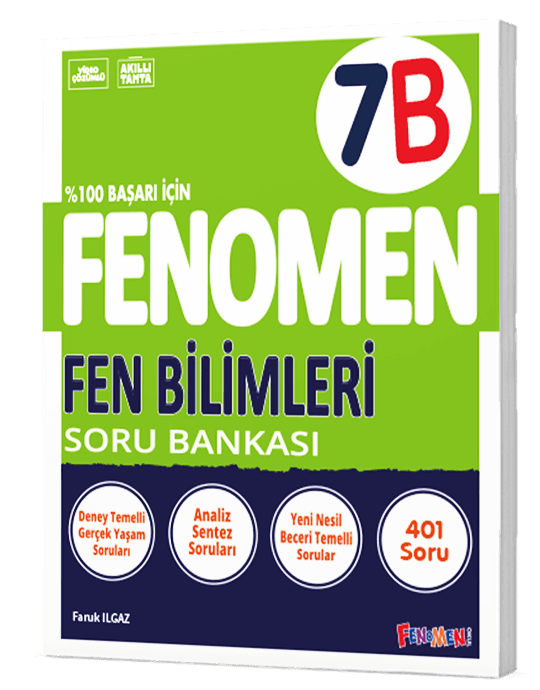 Fenomen 7 Fen Bilimleri B Soru Bankası
