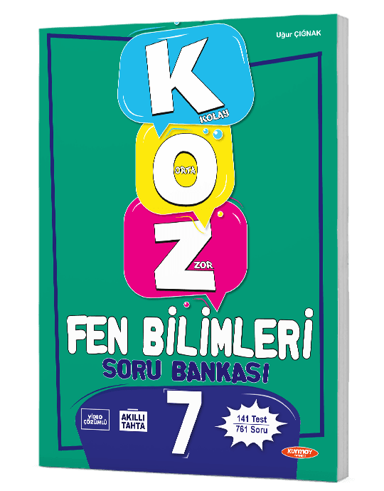 7. SINIF KOZ (Kolay – Orta – Zor) FEN BİLİMLERİ SORU BANKASI