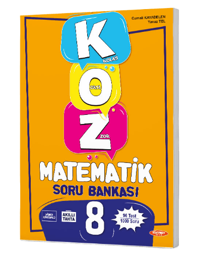 8. SINIF KOZ (Kolay – Orta – Zor) MATEMATİK SORU BANKASI