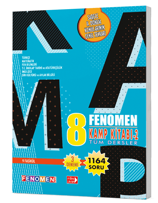 Fenomen 8 Tüm Dersler Kamp Kitabı 2 (2. Dönem)